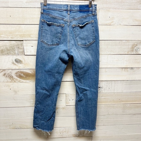 Abercrombie & Fitch Ankle Straight Ultra High Rise Jeans Size 28/6‎ Stretch - Picture 8 of 13